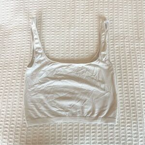 Intimately Free People White Cropped Seamless Tank M/L